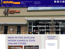 Tablet Screenshot of outlawmoongames.com